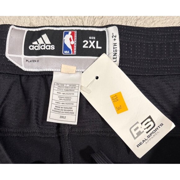 Adidas NBA Toronto Raptors Game Used Pants Tearaway 2XL+2 Black 2013 Basketball - Picture 5 of 15